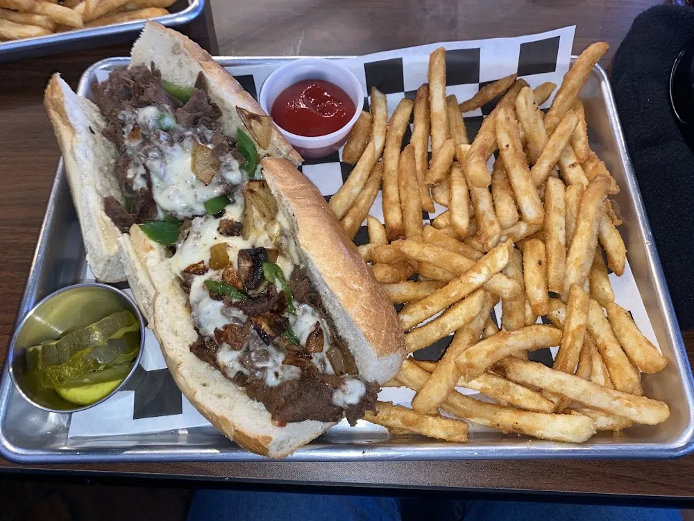 Cheese Hoagie with Fries