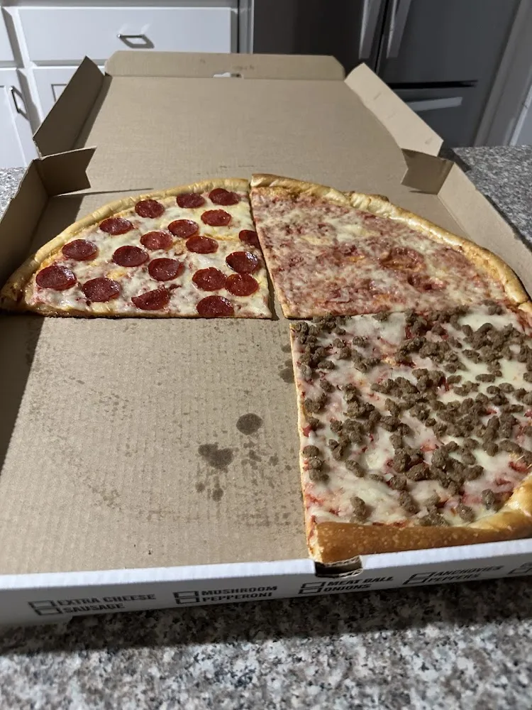 Sausage Pepperoni and Cheese